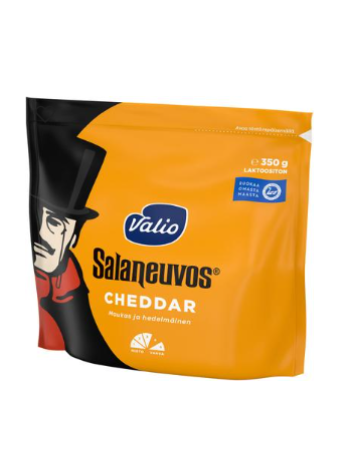 Сыр сливочный чеддер Valio Salaneuvos 350г