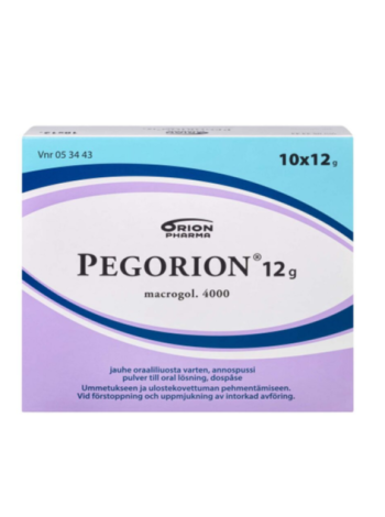 Порошок для перорального раствора при запорах PEGORION 10х12г