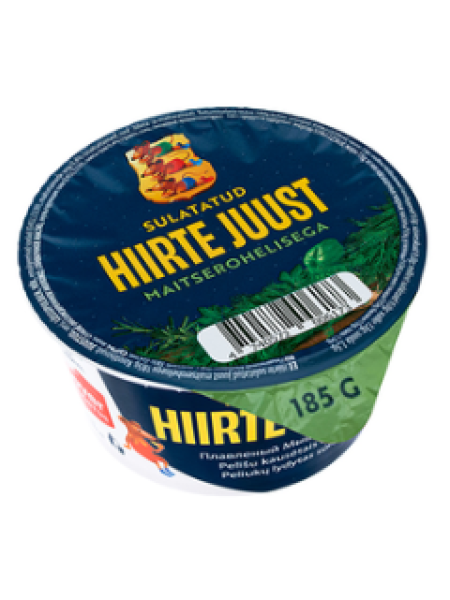 Плавленный сыр с зеленью HIIRTE JUUST 185г
