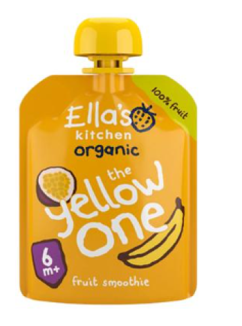 Органическое фруктовое смузи Ella's Kitchen The Yellow One 90г с 6 месяцев
