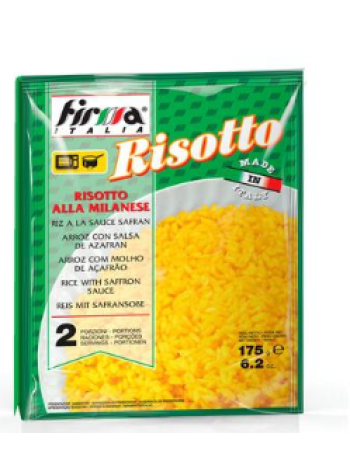 Готовое второе блюдо  Ризотто с шафраном Firma Italia 175 г