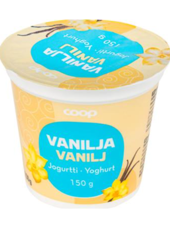 Ванильный йогурт Coop vanilja 150г