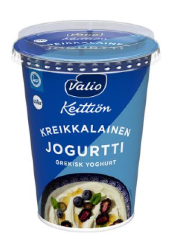 Греческий йогурт Valio Keittiön kreikkalainen jogurtti 400г без лактозы