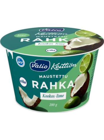 Мягкий творожок Valio Keittiön rahka 200г лайм кокос безлактозный