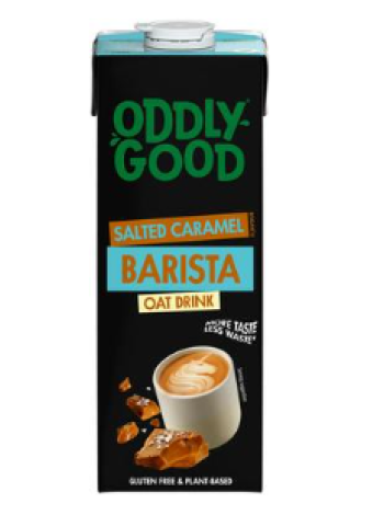 Напиток овсяный Oddlygood Barista UHT 1 л карамель без глютена
