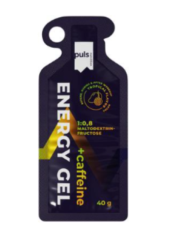Энергетический гель PULS Energy gel+caffeine 40г тропический