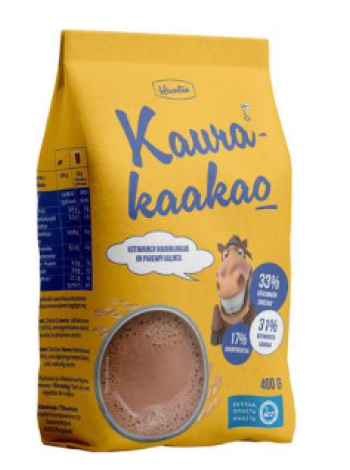 Овсяное какао Hirvelän Kaurakaakao 400г