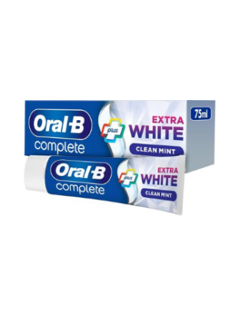 Зубная паста Oral-B Complete Plus Extra White 75мл свежее дыхание