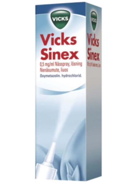 Назальный спрей VICKS SINEX 0,5 mg 15 мл