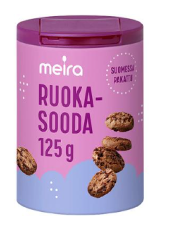 Пищевая сода Meira Ruokasooda 125 г