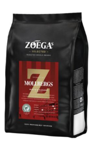 Кофе в зернах Zoegas Mollbergs Blandning 450г