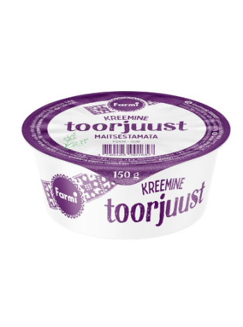Сливочный сыр FARMI Toorjuust originaal 150г