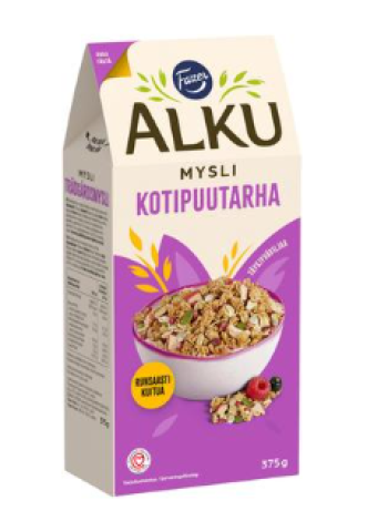Мюсли с садовыми ягодами Fazer Alku Kotipuutarhamysli 375г