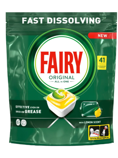 Таблетки для посудомоечной машины Fairy Original All in One 41 шт