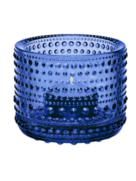 Подсвечник Iittala Kastehelmi KYNTTILÄLYHTY 64мм цвет ультрамарин