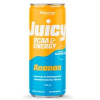 Газированный безалкогольный напиток SportLife Nutrition Juicy BCAA 330мл Ананас