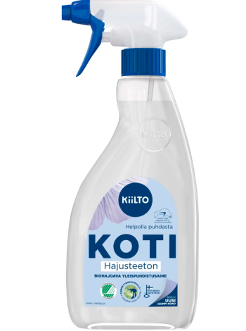 Спрей для уборки поверхностей Kiilto hajusteeton kodinpuhdistaja 600мл без запаха