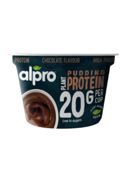 Протеиновый соевый пудинг Alpro Protein pudding suklaa 200г шоколадный 
