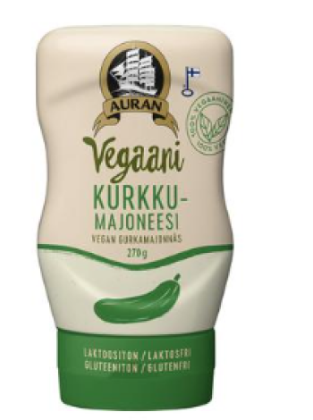 Майонез для веганов с огурцом Auran Vegaani Kurkku 270г 