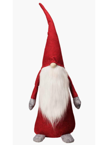 Фигурка Эльфа из мягкого фетра с носиком из дерева 75см