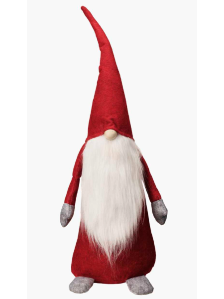 Фигурка Эльфа из мягкого фетра с носиком из дерева 75см