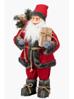 Декоративная фигурка Деда Мороза в красной шубке 60см