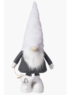 Рождественский Эльф с телескопическими ножками и белым фетровым мешком 80–125 см