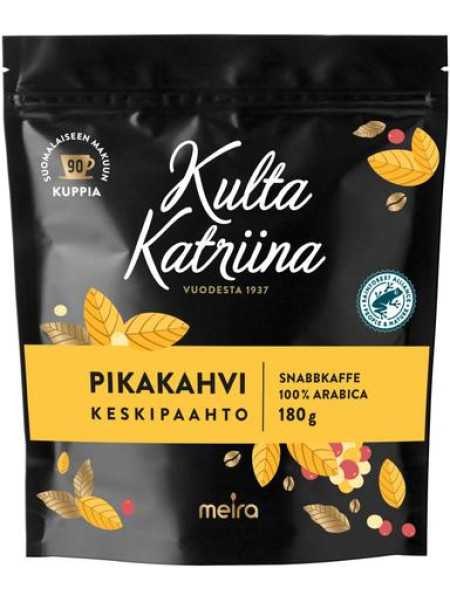 Растворимый кофе Kulta Katriina Pikakahvi 180г в пакете