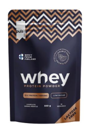 Протеиновый порошок PULS WHEY 500г Двойной шоколад без лактозы
