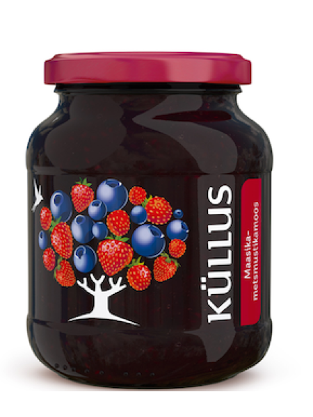 Варенье клубнично-черничное KÜLLUS Maasika-metsmustikamoos 400 г