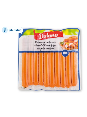 Сосиски подкопченные DULANO Viiner Frankfurter 350г