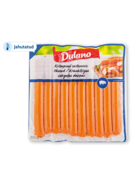 Сосиски подкопченные DULANO Viiner Frankfurter 350г