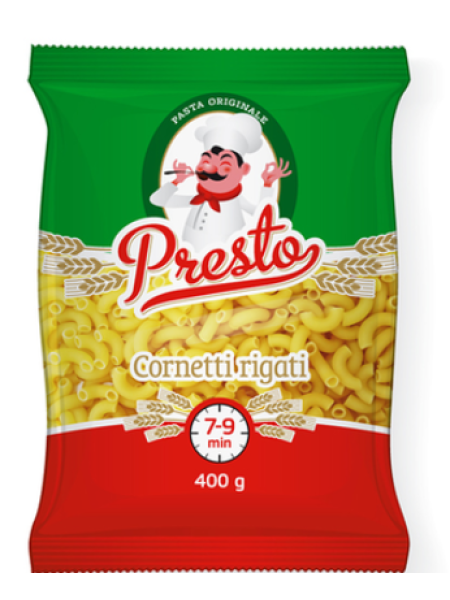 Паста "Корнетти" PRESTO 400г