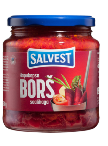 Борщ из квашеной капусты со свининой SALVEST Hapukapsaborš sealihaga 530 г