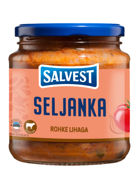Готовая солянка в банке SALVEST Seljanka 530г
