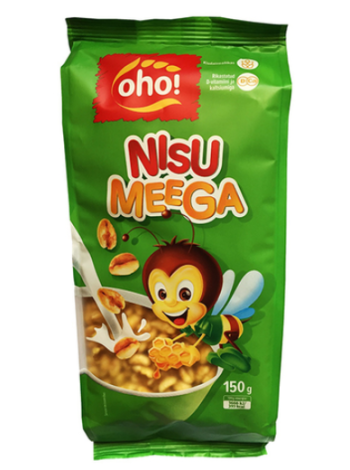 Сухой завтрак пшеничные хлопья с мёдом OHO Nisu meega 150г