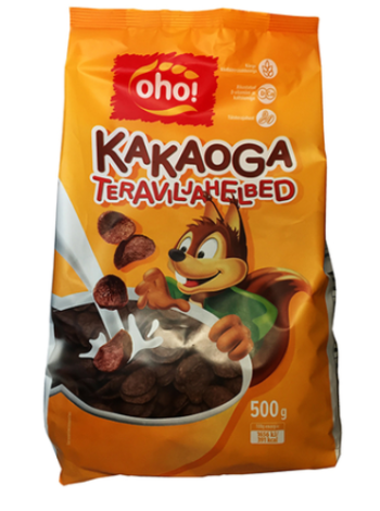 Сухой завтрак хлопья злаковые с какао OHO 500 г