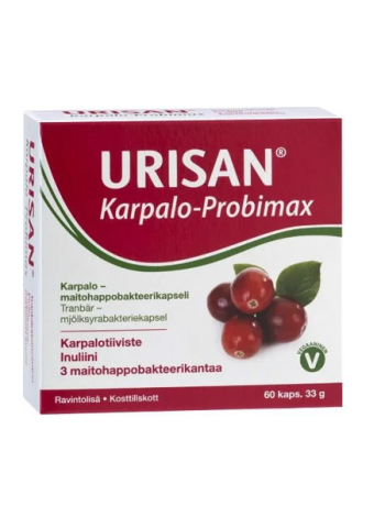 Капсулы Urisan Cranberry-Probimax 60 капсул клюква