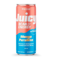 Газированный безалкогольный напиток SportLife Nutrition Juicy BCAA 330мл манго персик