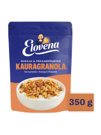 Мюсли гранола Elovena kauragranola 350 мёд и орехи пекан