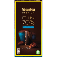 Плитка темного шоколада Marabou Premium 70% Pekan & Havssalt 100 г пекан морская соль
