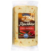 Копченый сыр с перцем чили Bergader chili paprika 200г