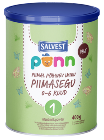 Детская молочная смесь Salvest PÜNN 400г с 0-6 месяцев