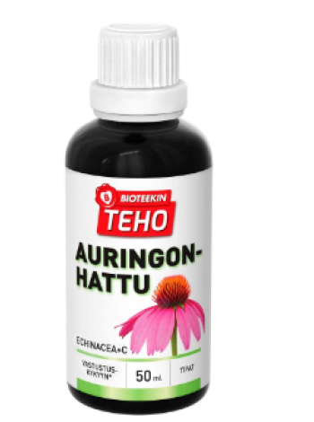 Жидкий препарат с эхинацеей и витамин С Bioteekki Teho Auringonhattu 50 мл