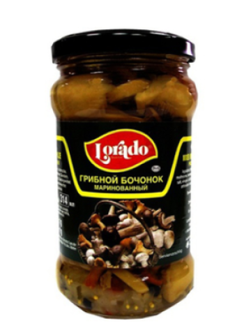 Ассорти из маринованных грибов LORADO 280/170 г