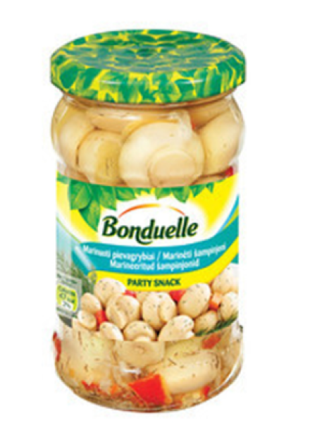 Шампиньоны маринованные с укропом BONDUELLE 280/165 г