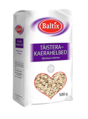Хлопья овсяные BALTIX Täisterakaerahelbed 500г