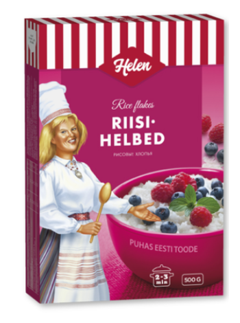 Рисовые хлопья HELEN Riisihelbed 500 г