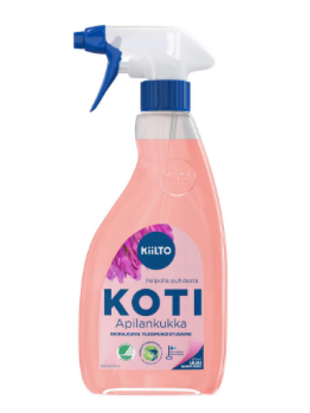  Биоразлагаемый спрей для общей очистки Kiilto Koti Apilankukka Biohajoava Yleispuhdistussuihke 600мл