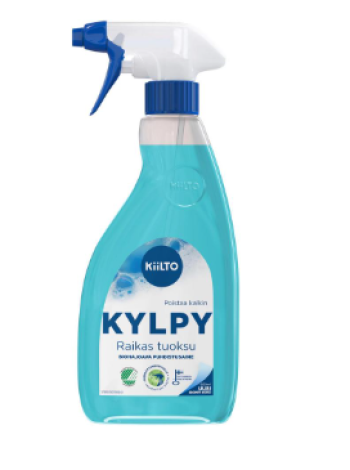 Биоразлагаемый очищающий спрей для ванной Kiilto Kylpy Biohajoava Puhdistussuihke 600мл